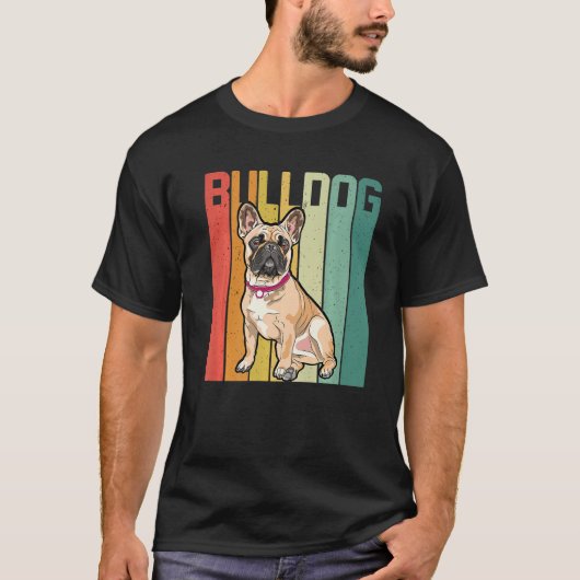 Dog English Bulldogs Pet Dog French Bulldog Tシャツ (正面)