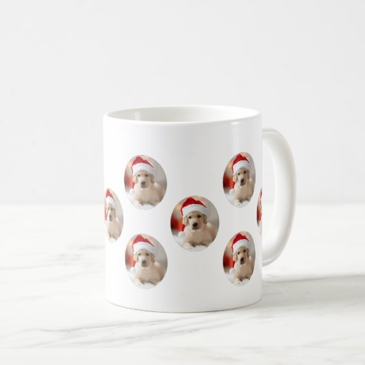 Dog Face - Custom Pattern Coffee Mug コーヒーマグカップ (正面右)