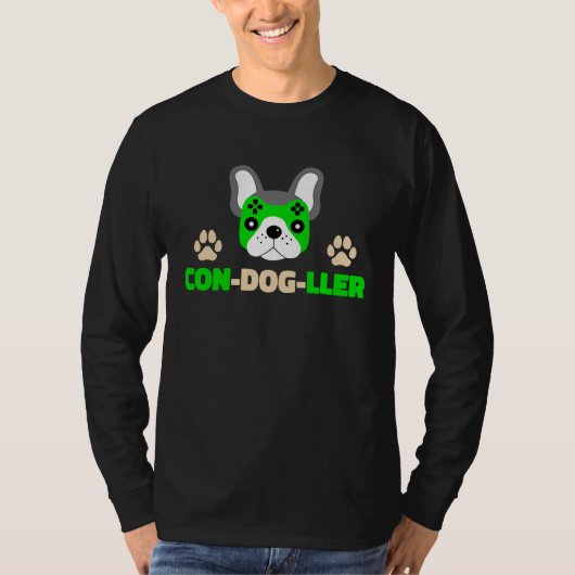 Dog Face Game Controller Gamer Boys Kids  Dog Walk Tシャツ (正面)