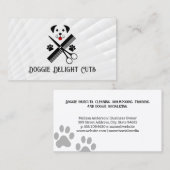 Dog Face | Puppy Paws | Grooming 名刺 (正面/裏面)