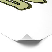 Dog Father Terrier Vintage Engraving Shirt Design_ ポスター (コーナー)