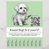 Dog Flyer Template Tear Off  チラシ (正面)