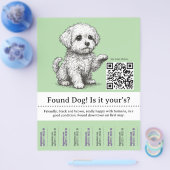 Dog Flyer Template Tear Off  チラシ (シングル)