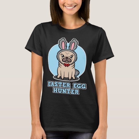 Dog for men and women at Easter Egg Hunt Tシャツ (正面)