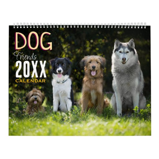 Dog Friends Wall Calendar 2026 Animals カレンダー (カバー)