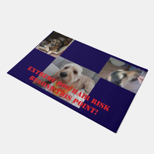Dog fun gift Personalize ドアマット (アングル)