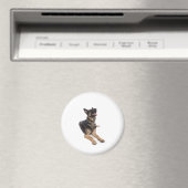 dog - german shepherd マグネット (インサイチュ (食洗機))