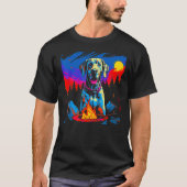 Dog Great Dane Nature Tシャツ (正面)