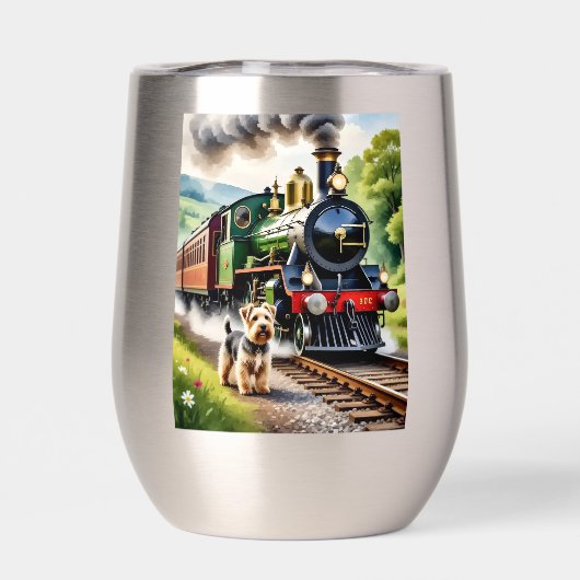 Dog Greeting steam train (背面)