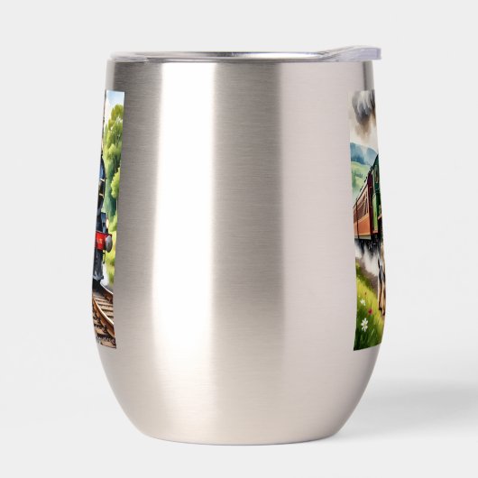 Dog Greeting steam train (左面)