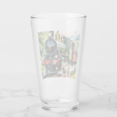 Dog Greeting steam train タンブラーグラス (裏面)