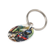 Dog Greeting steam train ペット　ネームタグ (側面)