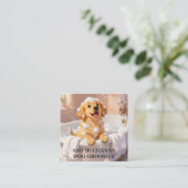 Dog Groomer Business Card スクエア名刺 (スタンド正面)