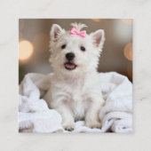 Dog Groomer Business Card スクエア名刺 (正面)