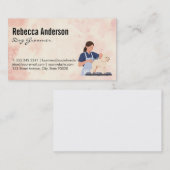 Dog Groomer Cutting Hair 名刺 (正面/裏面)