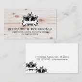Dog Groomer Logo | Animal Services 名刺 (正面/裏面)