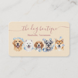 Dog Groomer Pet Salon Professional Services 名刺