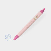 Dog Groomer Spa Cute Lab Personalized Pen 青ボールペン