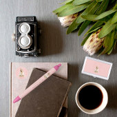 Dog Groomer Spa Cute Lab Personalized Pen 青ボールペン