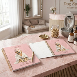 Dog Groomer Spa Personalized Appoitment Notebook プランナー手帳