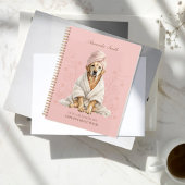 Dog Groomer Spa Personalized Appoitment Notebook プランナー手帳