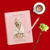 Dog Groomer Spa Personalized Appoitment Notebook プランナー手帳