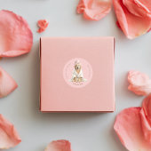 Dog Groomer Spa Personalized Thank You Stickers ラウンドシール