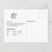 Dog Groomer We Have Moved Business Address Change ポストカード (裏面)