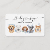 Dog Grooming Business Card  名刺 (正面)