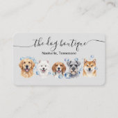Dog Grooming Business Card  名刺 (正面)