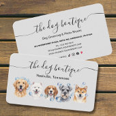 Dog Grooming Business Card  名刺
