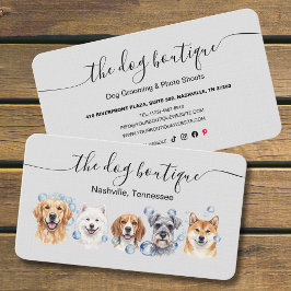 Dog Grooming Business Card  名刺