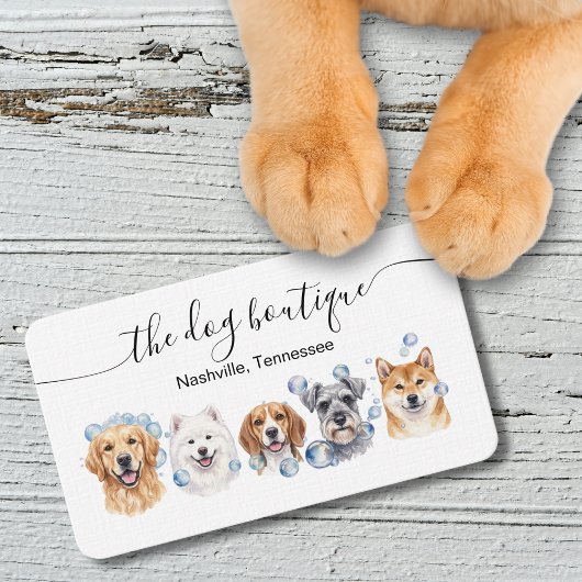 Dog Grooming Business Card  名刺
