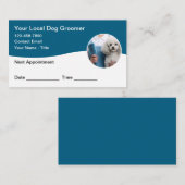 Dog Grooming Customer Appointment Cards 予約カード (正面/裏面)