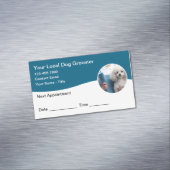 Dog Grooming Customer Magnetic Appointment Cards マグネット名刺 (インサイチュ)