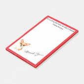 Dog Grooming Personalized Luxury Trendy Collection ポストイット (アングル)