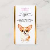 Dog Grooming Personalized Luxury Trendy Collection 名刺 (正面)