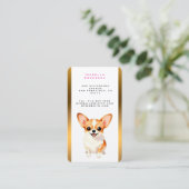 Dog Grooming Personalized Luxury Trendy Collection 名刺 (スタンド正面)