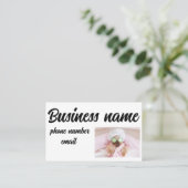 Dog grooming Spa Business Card 名刺 (スタンド正面)