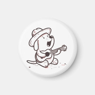 Dog, Guitarist, Musician マグネット