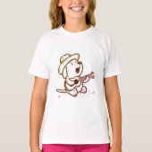 Dog, Guitarist, Musician Tシャツ (正面)