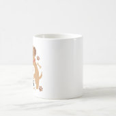 Dog Hair Don’t Care – Funny Dog Lover Coffee Mug コーヒーマグカップ (中央)