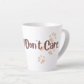 Dog Hair Don’t Care Mug カフェラテマグ (右アングル)