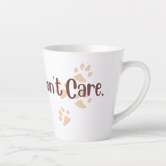 Dog Hair Don’t Care Mug カフェラテマグ (右)