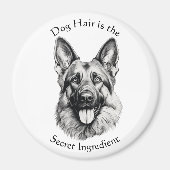 Dog Hair Is the Secret Ingredient Magnet マグネット (正面)