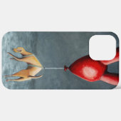 Dog hanging from a red balloon. Case-Mate iPhoneケース (裏面 / 右)