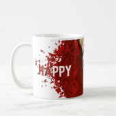 Dog Happy Holiday Mug コーヒーマグカップ (左)