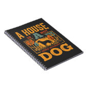 Dog Home Vintage House ノートブック (右側)
