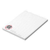 Dog Ideogram 2018年中国の初の裏打ちメモ帳 ノートパッド (回転)