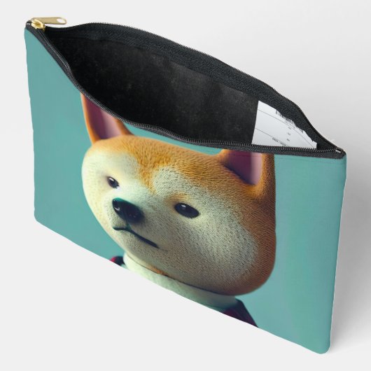 Dog in a suit アクセサリーポーチ (見開き)